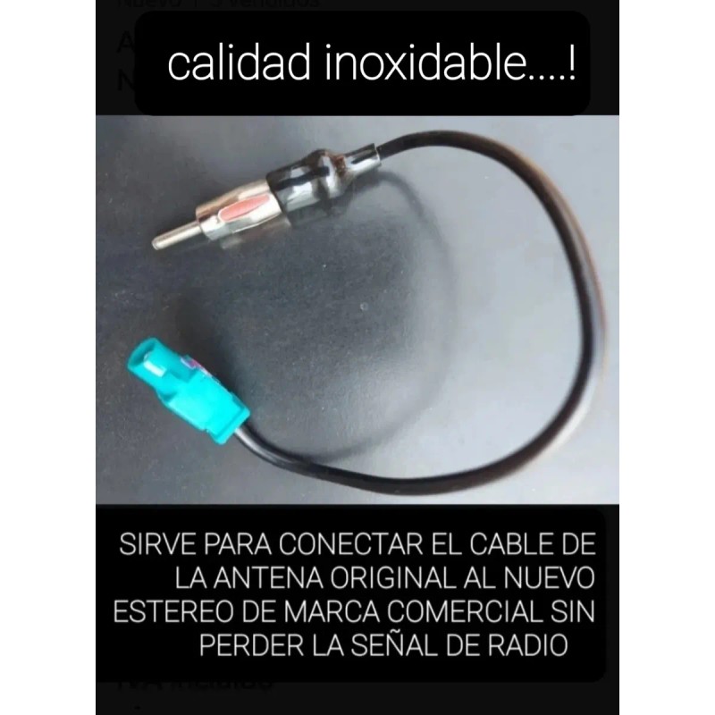 Adaptador De Antena Radio Estereo Jetta A6 Mk6 Todos Años