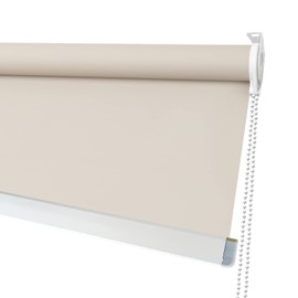 Dulepax Window Blinds,Blackout Blinds for Window,Roller Window Shades with Thermal Insulated,Blackout Roller Shade, 15oz Vinyl with Aluminum Roller. Beige,26" W x 72" H
