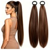Pack of 2 Hair Pieces Braid in Light Brown, Brown
