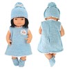 SOTOGO 9 Sets Doll Clothes Outfits for 14 to 17