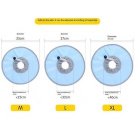 1Pc Dog Neck Cone Collar, Cat Recovery Collar Adjustable Cat Neck Protective Collar,Adjustable Pet Protective Collar Dog Recovery Collar, M Size, Pink