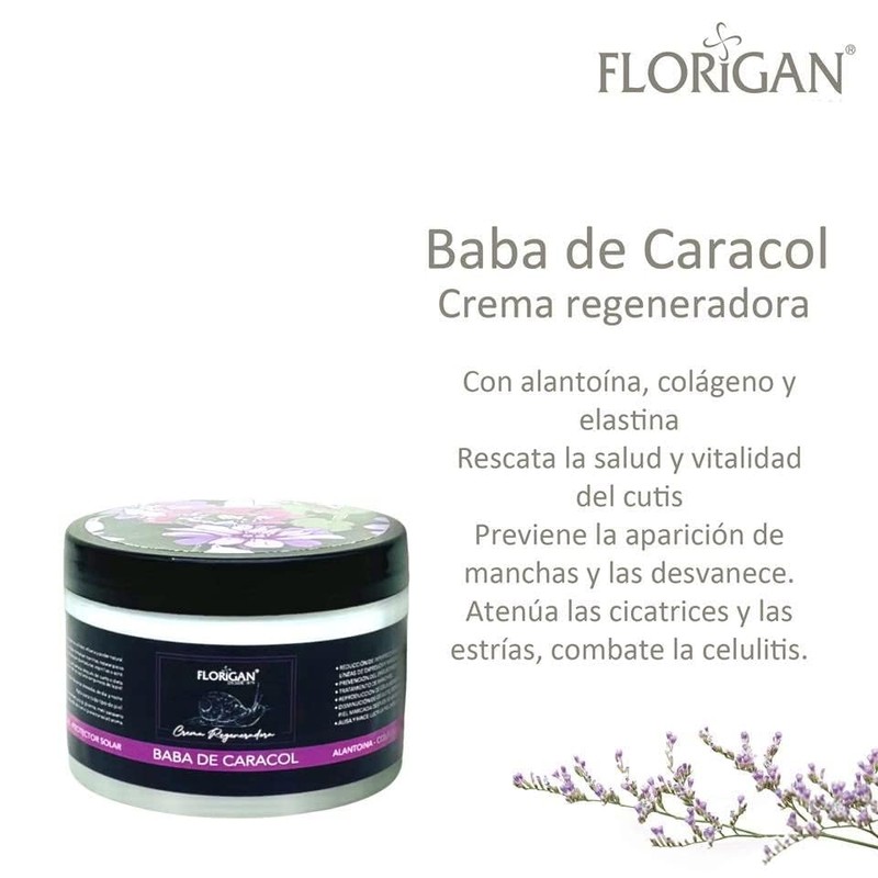Paquete de 7 Piezas Crema Baba de Caracol 350grs c/u.