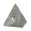 Ägyptische Pyramide – dekorative Box, Pyramide aus Stahl.