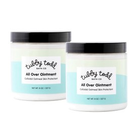 TUBBY TODD Pomada para Todo el Cuerpo Crema para Eczema de Bebé, Crema Multiusos Diaria para Alivio de la Piel del Bebé, Piel Sensible y Seca, Sarpullido e Irritación - Sin Esteroides ni Gluten, Sin