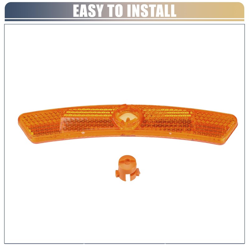 X AUTOHAUX Bicycle Reflector 5"x0.79"x0.47" Bicycle Warning Reflector Bicycle Accessories
