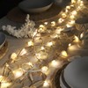 MIYA LIFE Seashell Garland Ocean Light for Beach Decor 7.2FT