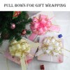 6 PCS Large Pull Bows,Pink Bows for Gift Wrapping,6 inches