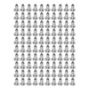 QANYEGN 100PCS Tire Studs Silver, Car Tire Snow Spikes, Universal
