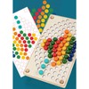 Wooden Peg Board Beads Game Educational Rainbow Clip Beads Puzzle