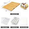 KitHero Spice Drawer Organizer with 24 Spice Jars and 216