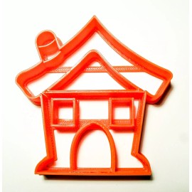 AJT SCHOOLHOUSE SCHOOL HOUSE WHIMSICAL KIDS CARTOON STYLE COOKIE CUTTER USA PR997