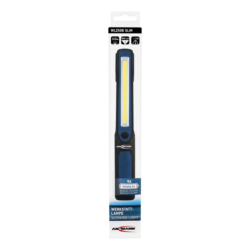 Ansmann WL250B LED Workshop Lamp with 215 Lumens - Work