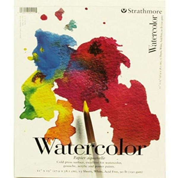 Strathmore (25-111 200 Series Watercolor Pad, Cold Press, 11"x15"