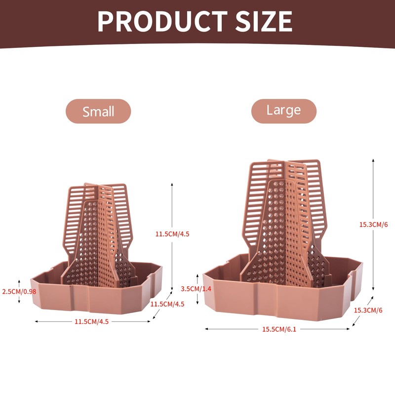 Reptile Feeder Bowls with Climbing Ladder for Chameleon,Bearded Dragon,Guardians Hunting