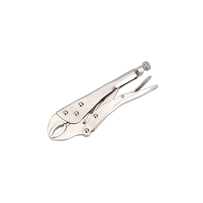 Sealey S0487 Locking Curved Jaw Pliers, 215mm