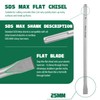 MonkeyKingBar-Heavy Duty SDS MAX Flat Chisel 18IN Length (450x25mm)- SDS
