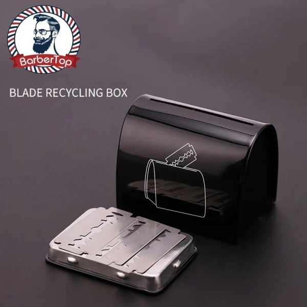 Unbranded Razor Bank Black Safely store your used Double Edge