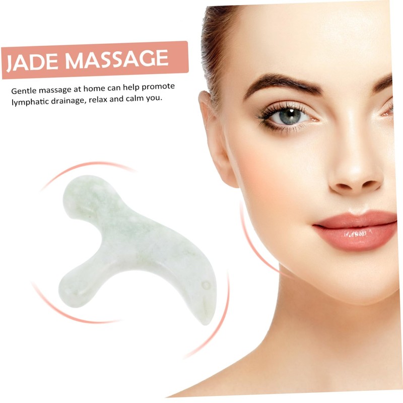 TOVINANNA 1pc Jade Massage Stick Foot Acupoint Pen for Relaxing