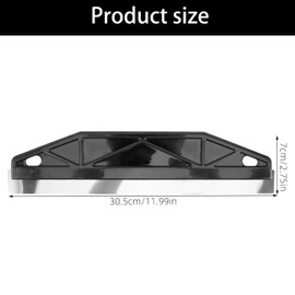 Paint Edger Tool,12 Inch Edge Cutting in Tools for Painting and Decorating Tools Paint Shield Trim Guard Edger,Stainless Steel Straight Edges Wallpaper Scraper Edging Accessories Guide Skirting Board