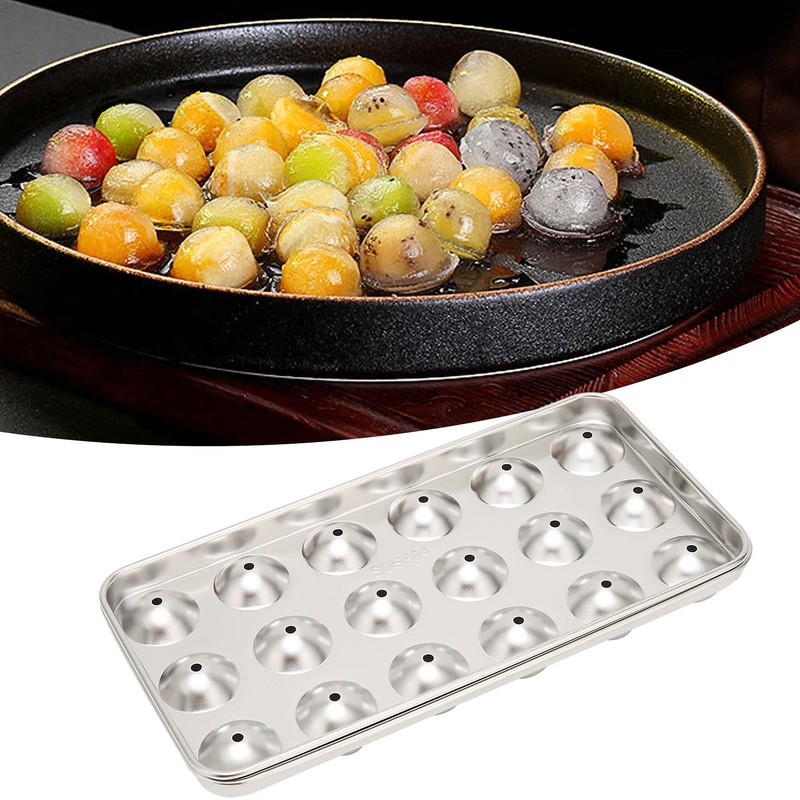 Ice Cube Tray, 304 Stainless Steel Strong Durable Ice Cube