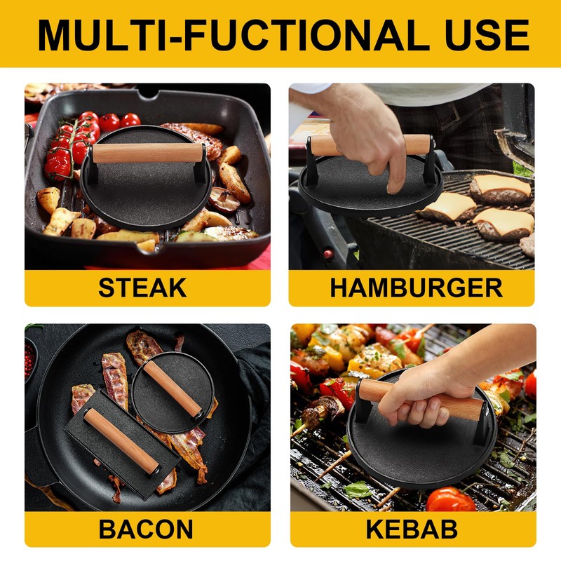 AIVIKI Burger Press, Smash Burger Press for Blackstone Griddle, Heavy