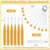 80 Pcs Multisize Shower Head Cleaner Tool, 70 Pcs Shower