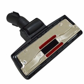 EZ SPARES Brush Compatible with miele C1 C2 SBB Parquet Twister Brush, Brush Attachment,35mm 1 3/8" Floor Brush and Carpet Brush With Big Wheel Metal Base PP Hair,Vacuum Cleaner ML Parts Accessory