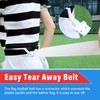 Junkin 6 Players Flag Football Belts and Flags Set Adjustable