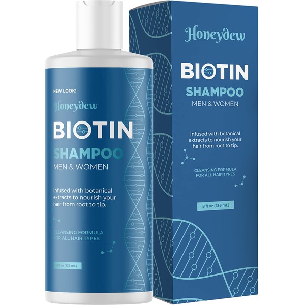 Volumizing Biotin Shampoo for Thinning Hair - Thin Hair Shampoo with Biotin Keratin and Essential Oils for Hair Care - Potent Biotin Hair Shampoo Sulfate Free Dry Scalp Treatment and Hair Moisturizer