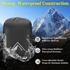 PINEPAN Waterproof Backpack Rain Cover Non-Slip Backpack Protector with Pyramid