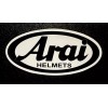 Arai Helmet sticker *Matte* Finish. Approx Size: 3-1/4”X 1-1/2”. Self