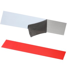 2 Pcs Garage Door Seal Rodent Guard Shield Barrier Adhesive Garage Door Seal Stainless Steel Door Sweep for Garage Indoor Outdoor Home, 9.84 Inch Long