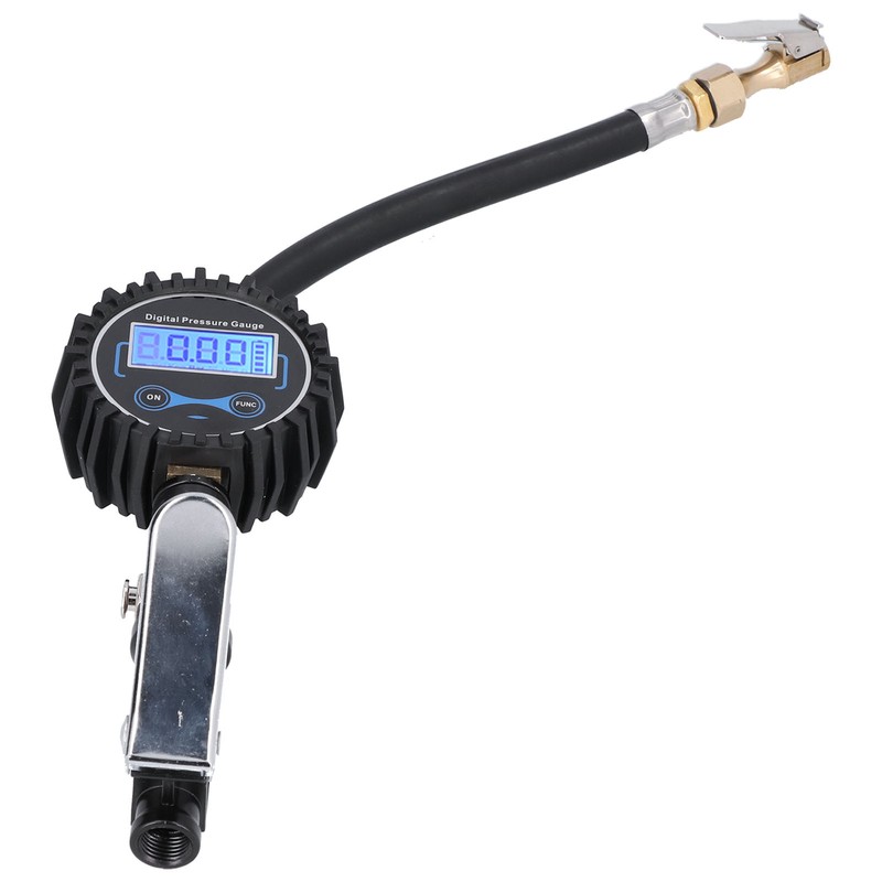 300PSI Tire Inflator Meter LCD Digital Display Inflation Pressure Gauge