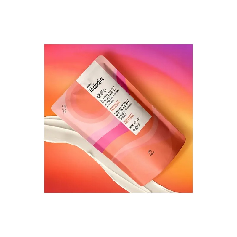 Recambio hidratante corporal Natura Tododia con mango rosado y agua