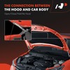 A-Premium Front Driver and Passenger Hood Hinges Compatible with Toyota
