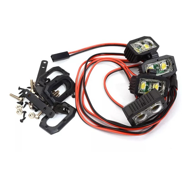 Integy Precision Realistic Bright Spot LED (2x4) Light Set for
