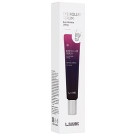 L.SANIC_Eye Serum Roller Peptide Complex, Anti-Wrinkle & Lifting, Firming & Hydrating, Reduces Fine Lines & Puffiness, Cooling Applicator with 3 Metal Balls, 25ml
