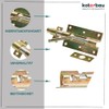 KOTARBAU Bolt Bolt 150/16 Lock Bolt on Both Sides Galvanised