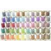 New 50 Cones Variegated Colors Polyester Machine Embroidery Thread 40wt