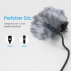 Cubilux Lavalier Microphone Windshield 6 Pack Furry Windshield