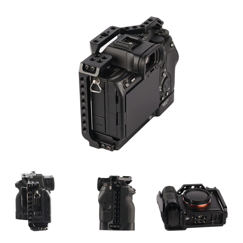 WEPOTO Camera Cage for Sony Alpha 7S III / A7S