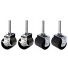 King's Brand Heavy Duty Caster Wheels for Bed Frame ~Set