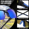 DioKiw 3PACK Sports Polarized Sunglasses for Men Cycling Running Fishing