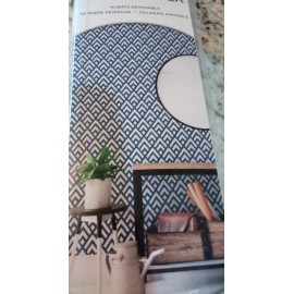 Nuwallpaper Peel and Stick Kanoko Navy 20.5" x 18'