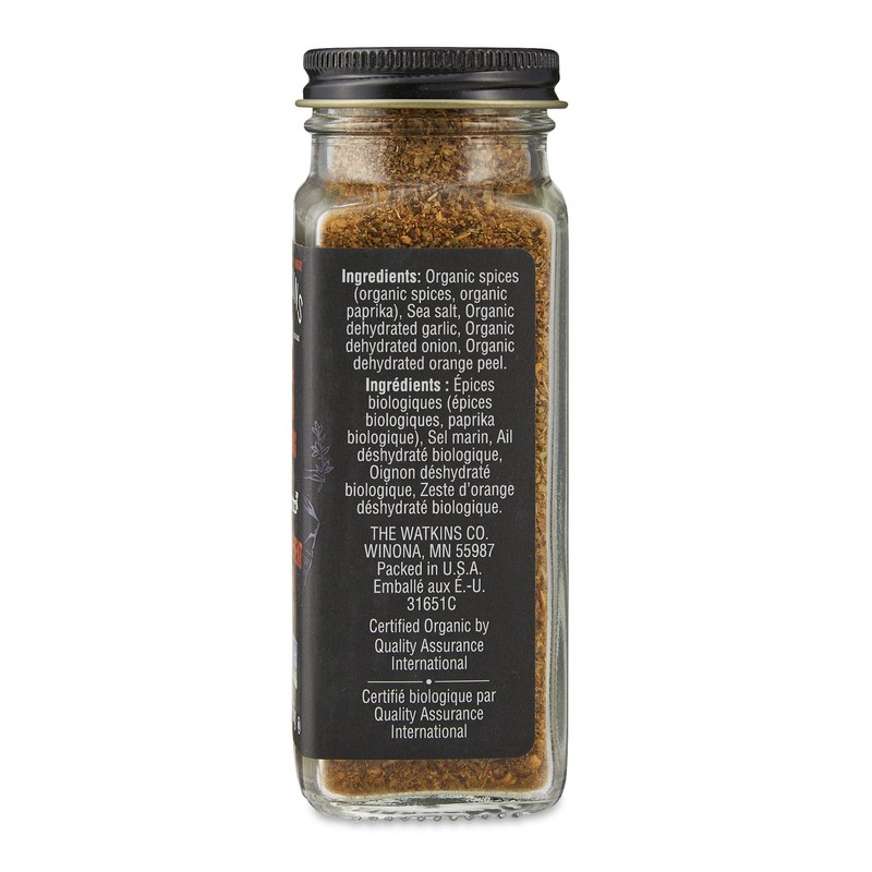 Watkins Gourmet Organic Spice Jar, Cajun Seasoning, Non-GMO, Kosher, 65