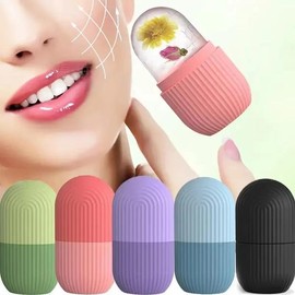 Silicone Ice Cube Trays Beauty Lifting Ice Ball Face Massager Contouring Eye Roller Facial Treatment Reduce Acne Skin Care Tool SPEAE