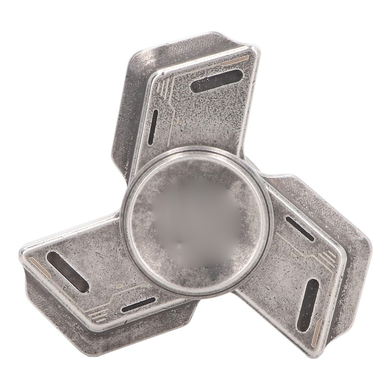 Metal ADHD Fingertip Rotating Toy Anxiety Stress Relief Stainless Steel