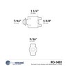 Five Oceans FO1432 Marine Terminal Circuit Breaker with Reset Button,