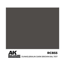 AK REAL COLORS RC855 Dark Brown/Dark Brown RAL 7017 (17 ml) (Old RC056)