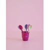 Rice Melamine Teaspoons Teaspoons Set of 6 Multi-Coloured